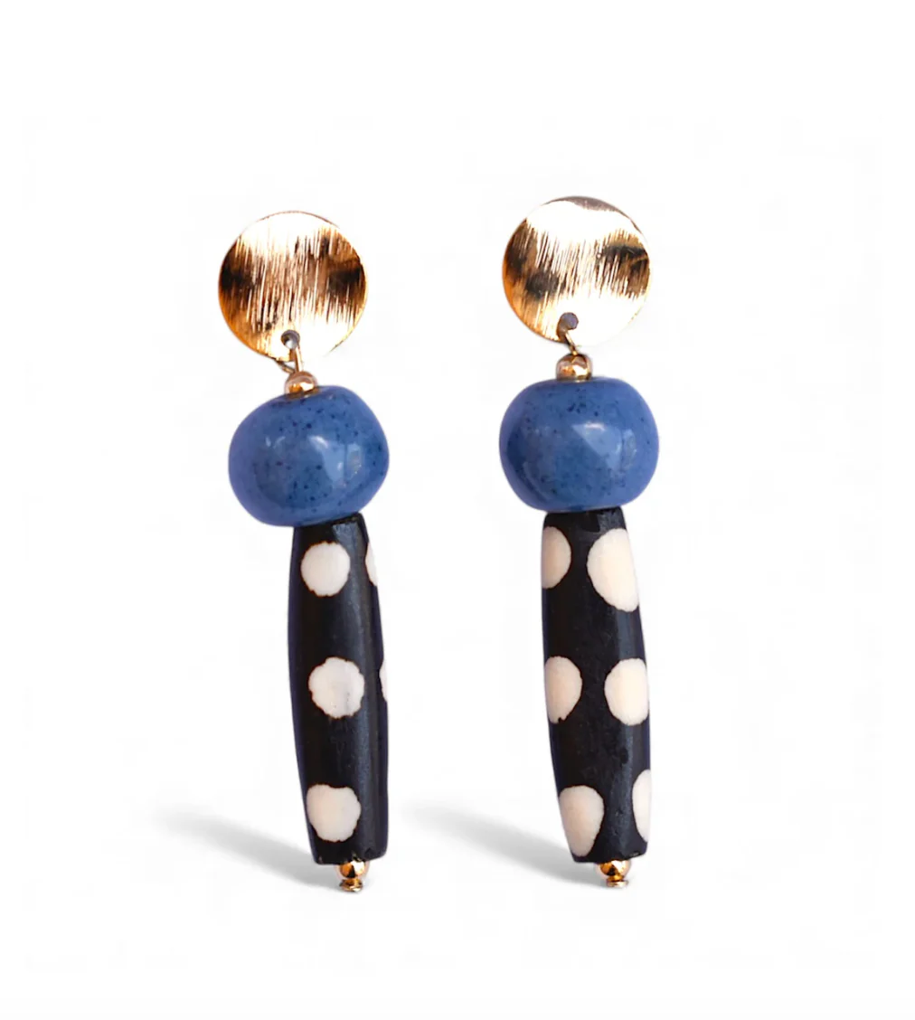 Kazuri Kisiwa Earrings
