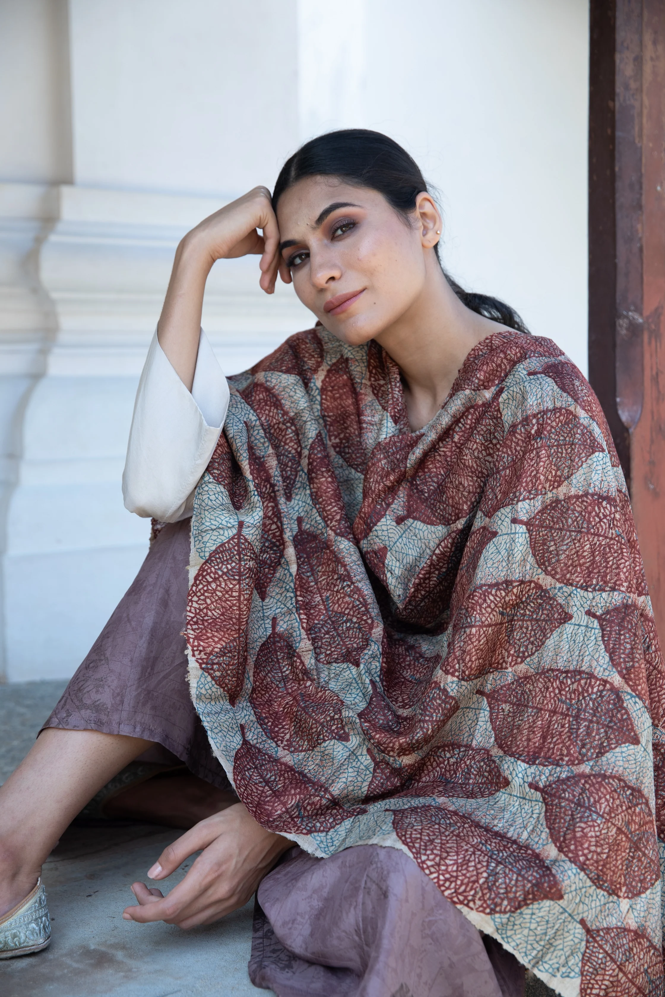 Aeshaane Peace Silk Scarves (Click for more options) - Image 17