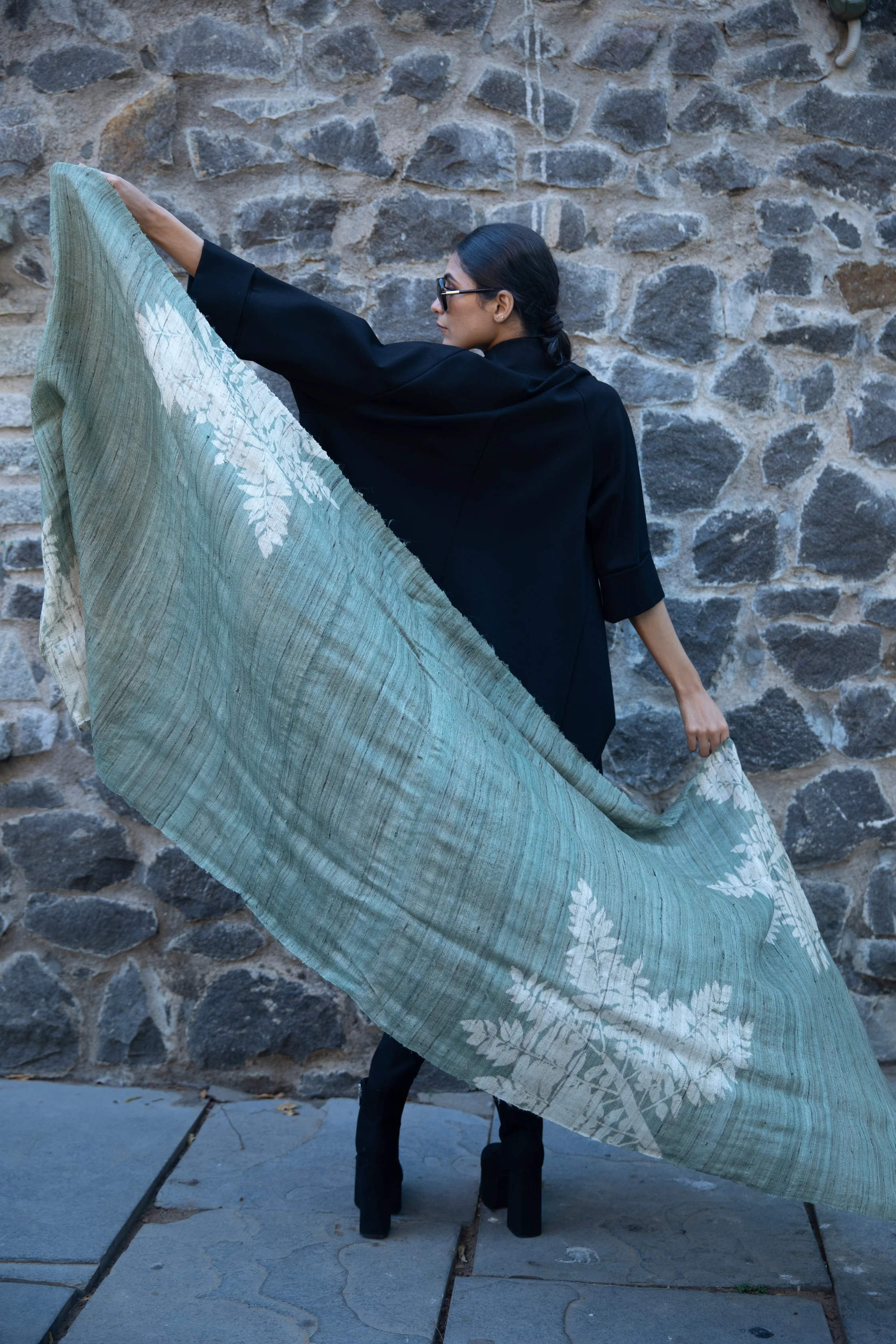 Aeshaane Peace Silk Scarves (Click for more options) - Image 3