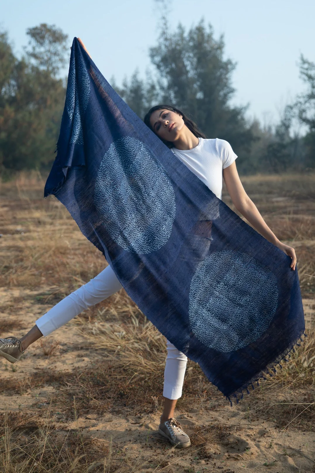 Aeshaane Peace Silk Scarves (Click for more options) - Image 5