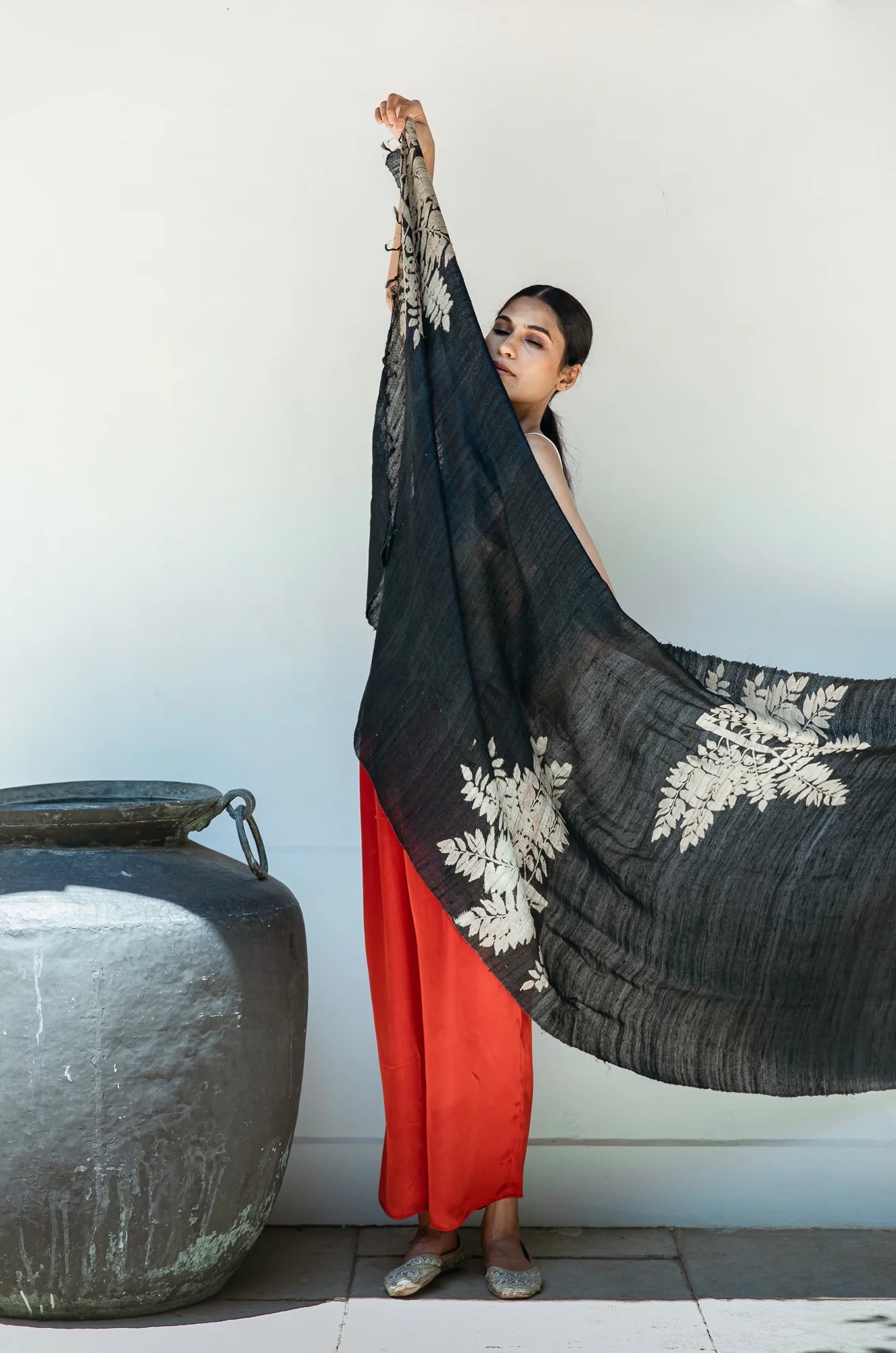 Aeshaane Peace Silk Scarves (Click for more options) - Image 7