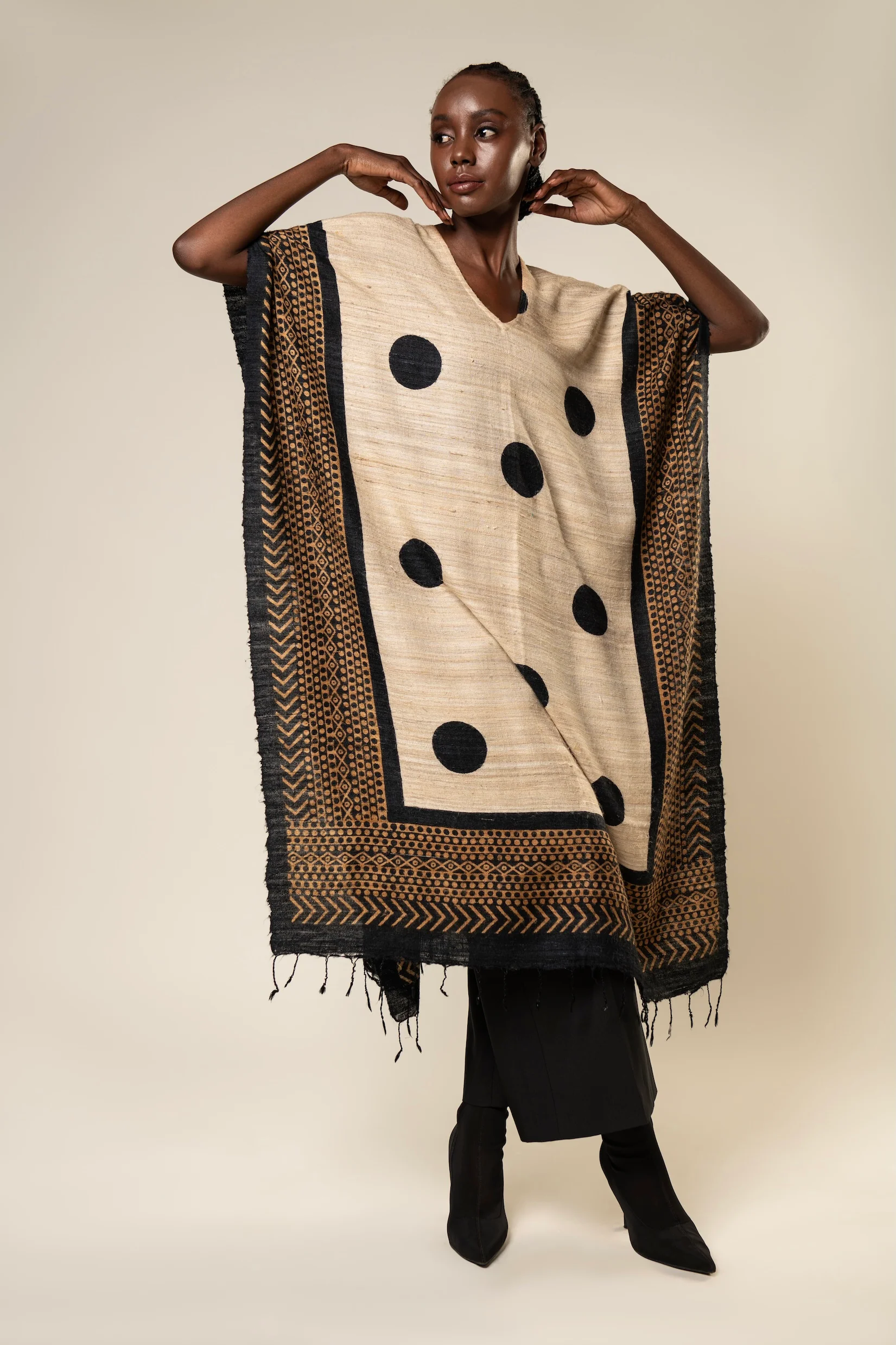 Aeshaane Tussar Peace Silk 3-in-1 Capes (Click for more options)