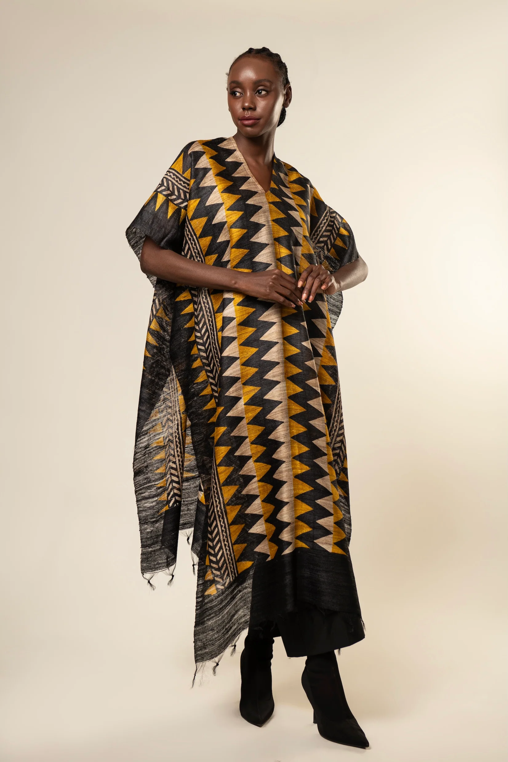Aeshaane Tussar Peace Silk 3-in-1 Capes (Click for more options) - Image 26