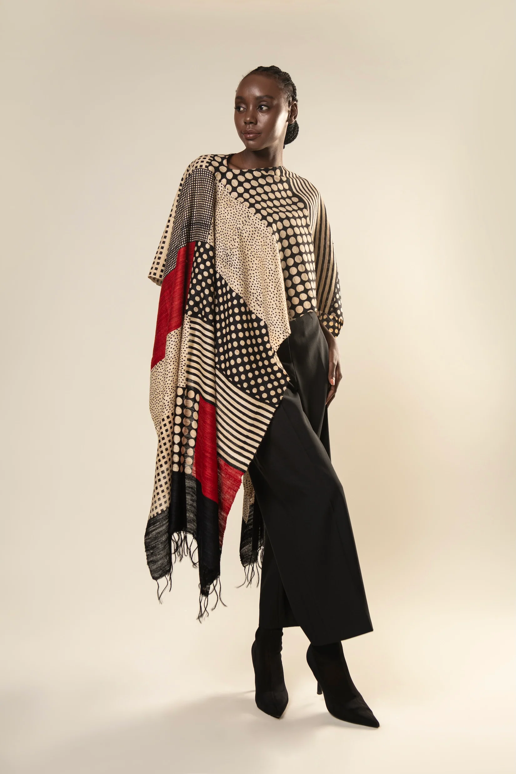 Aeshaane Tussar Peace Silk 3-in-1 Capes (Click for more options) - Image 30