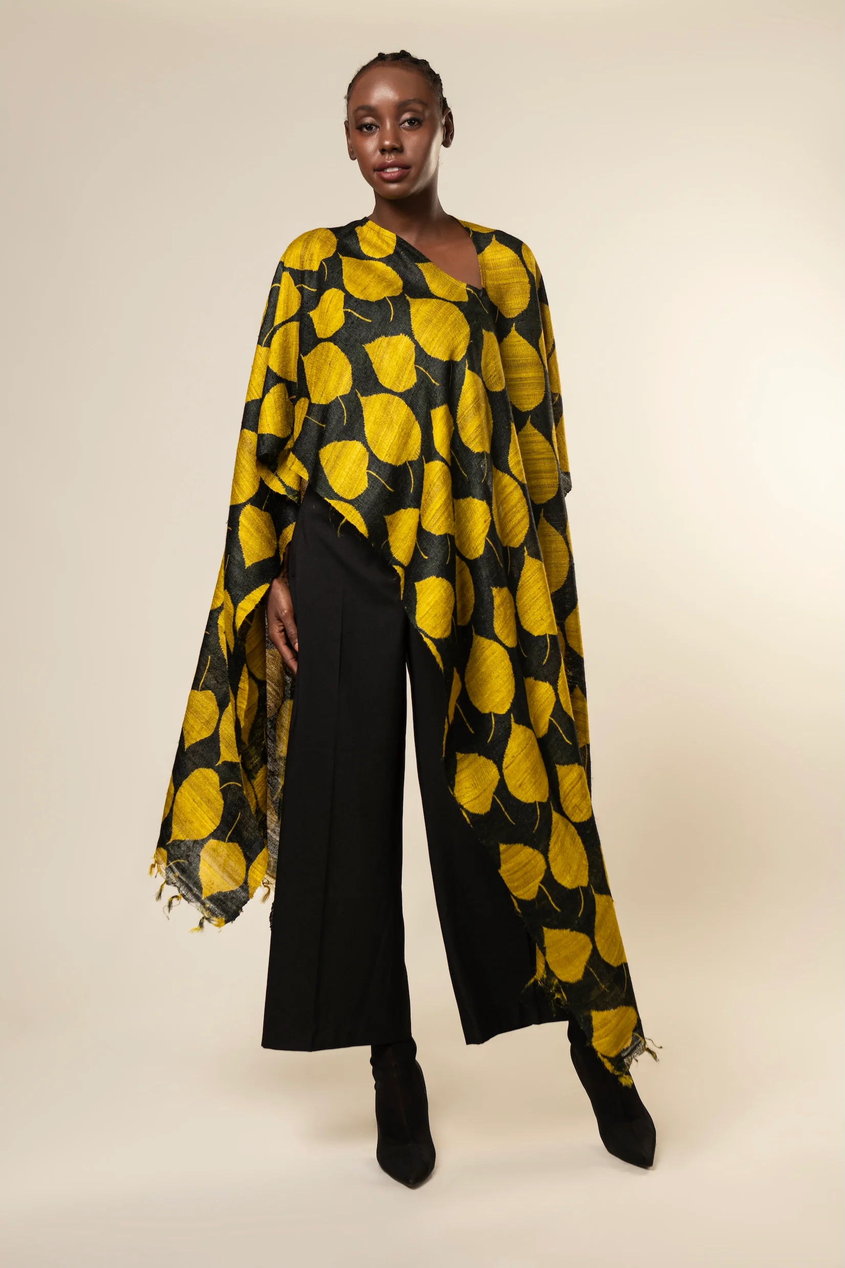 Aeshaane Tussar Peace Silk 3-in-1 Capes (Click for more options) - Image 5