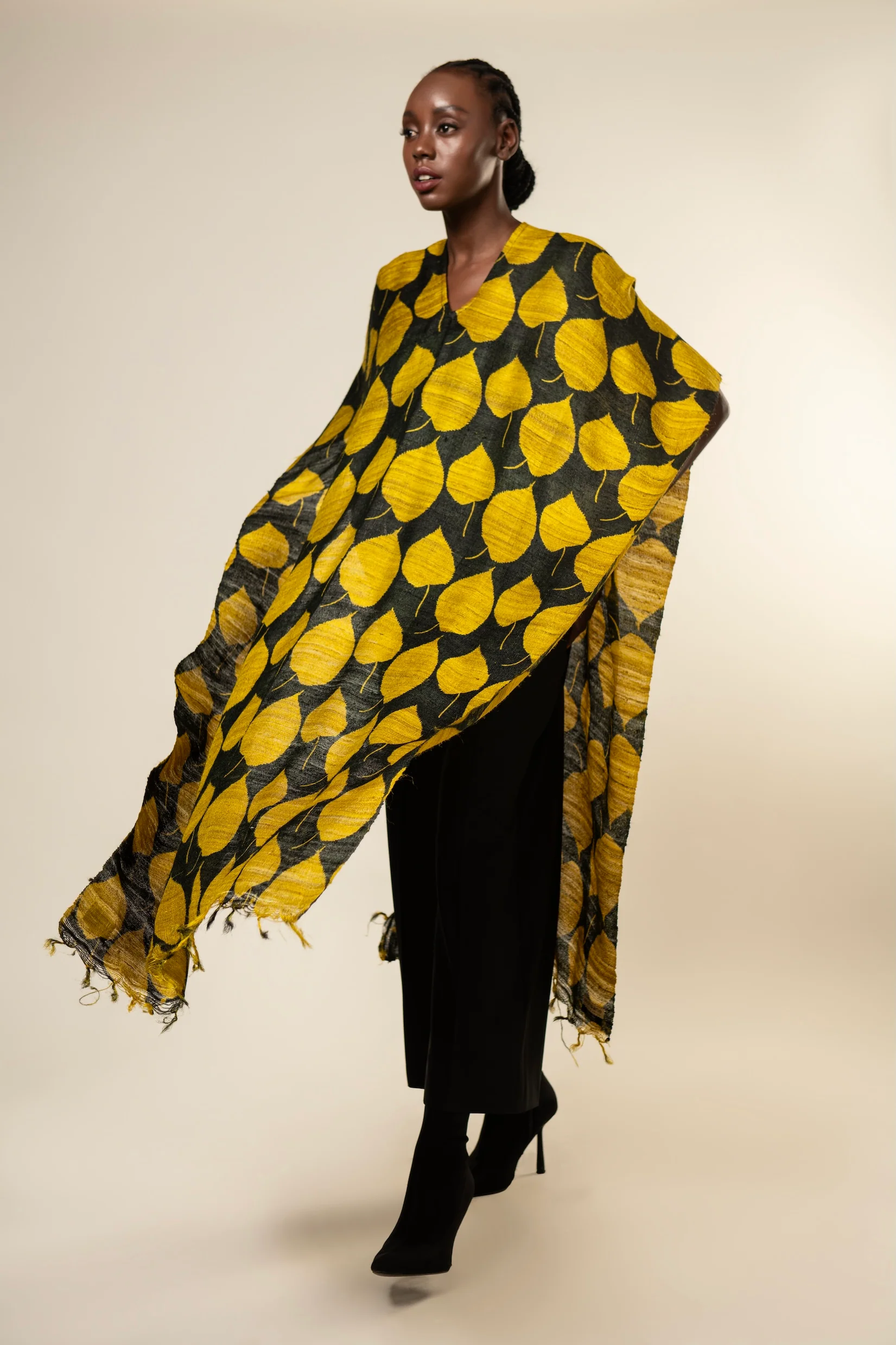 Aeshaane Tussar Peace Silk 3-in-1 Capes (Click for more options) - Image 6
