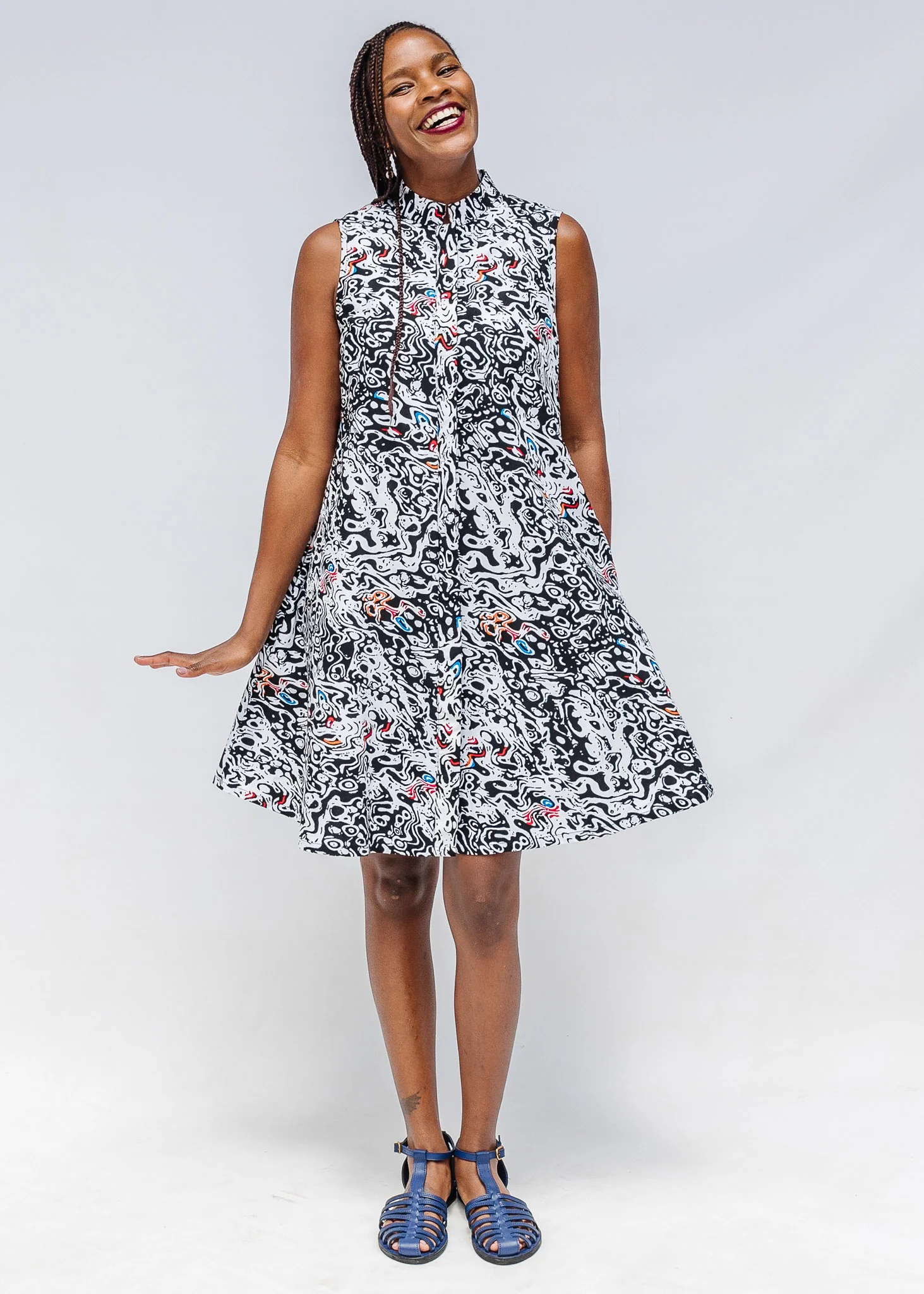 Calacatta Sleeveless Dress