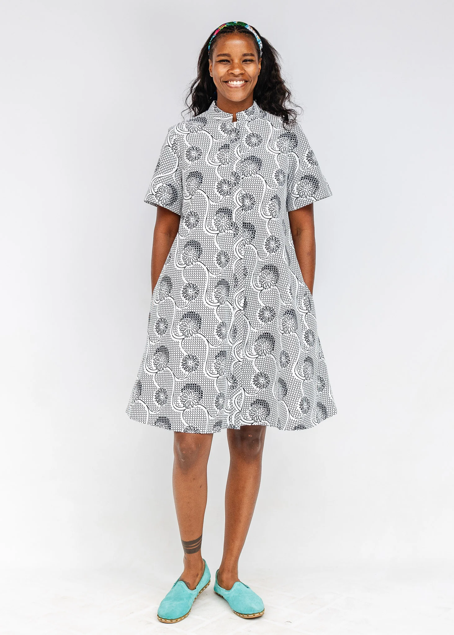 Intermezzo Fitted Short Sleeved Dress - Image 6