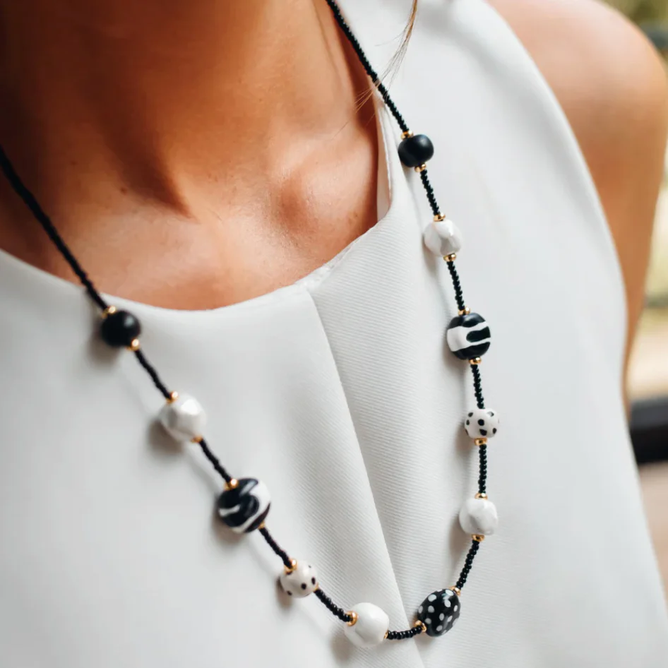 Kazuri Ole Sere Delicate Necklace 22"