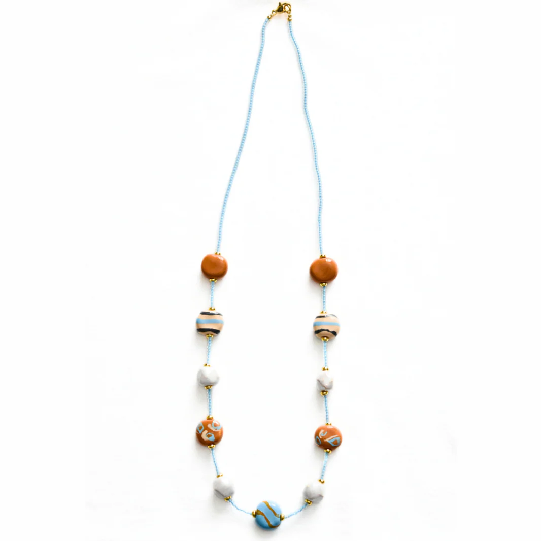 Kazuri Paris Chic Delicate Necklace 22"