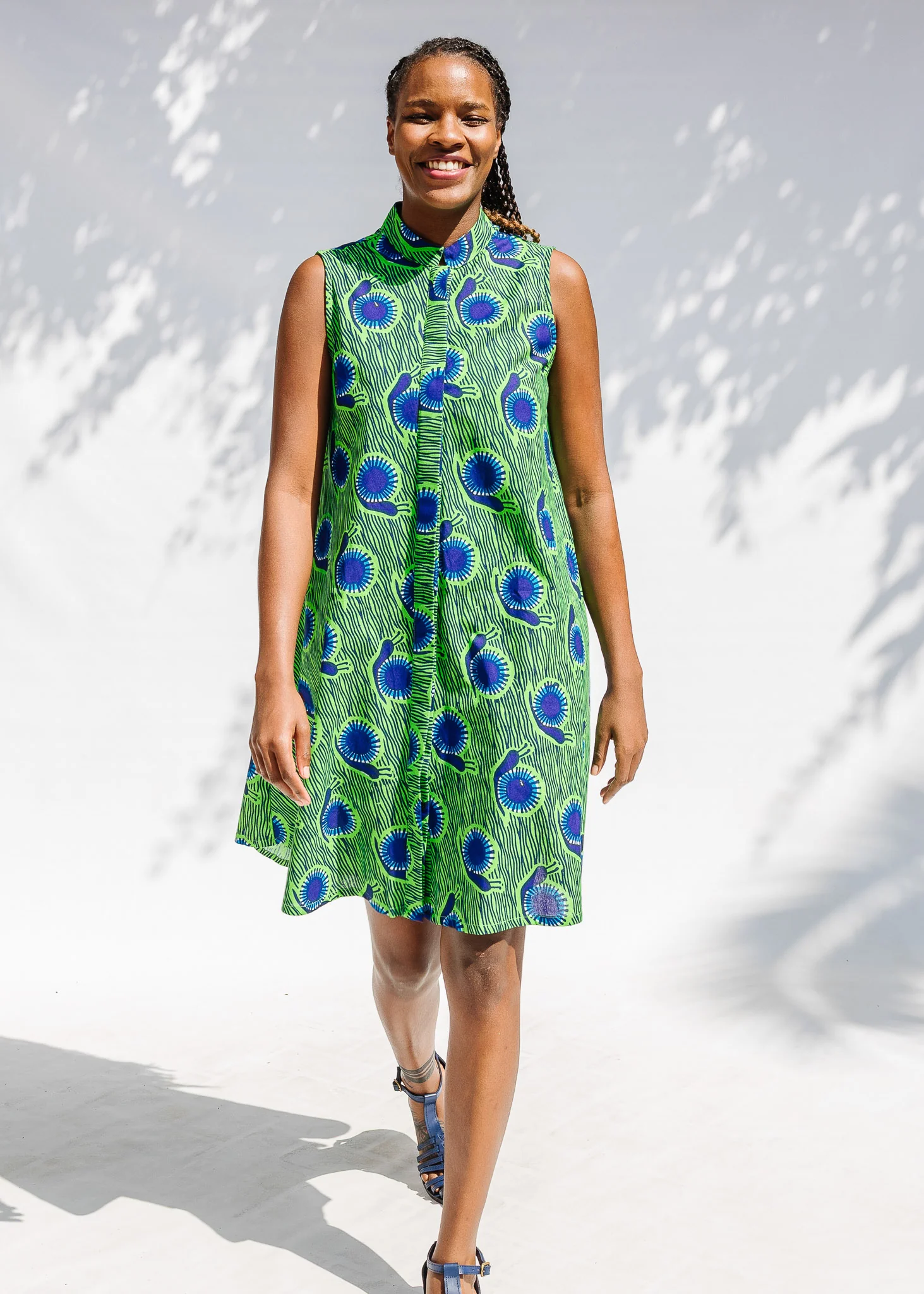 Snailed It Sleeveless Dress